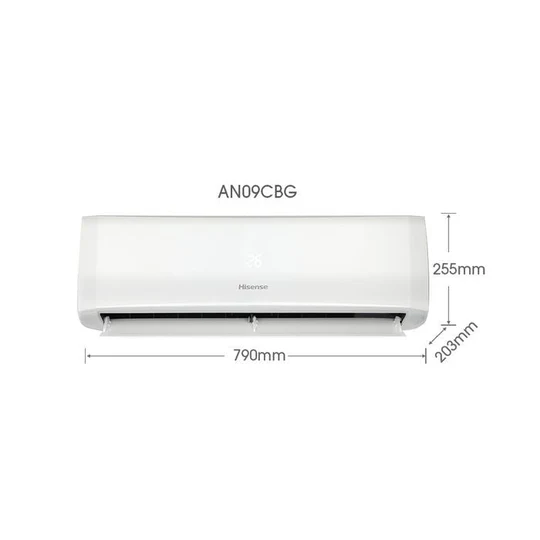 1.0 HP Non Inverter Hisense AN09CBG Air Conditioner 1.0 HP R32