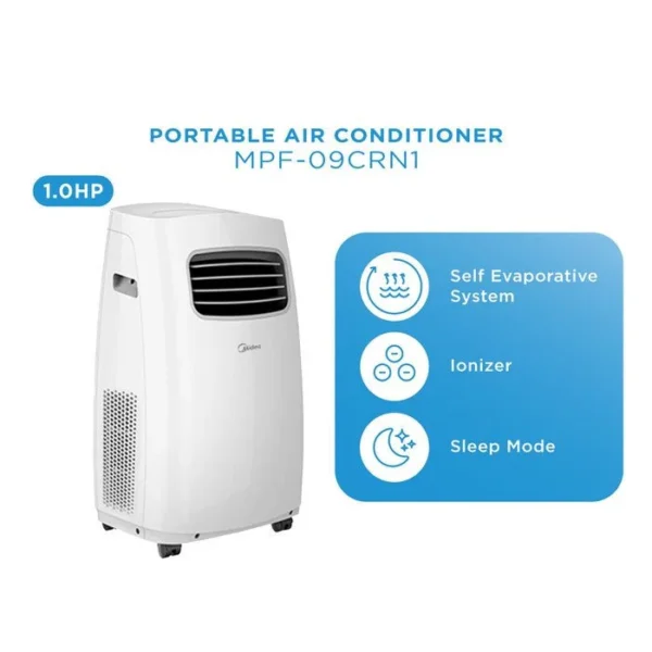 midea-portable-air-conditioner-mpf-09crn1-tbm-online-911179.webp Midea MPF 09CRN1 Portable Air Conditioner 1.0 HP